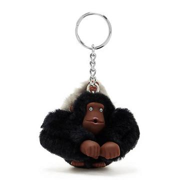 Kipling Mom And Baby Sven Monkey Keychain Accessoires Zwart | België 1268RV